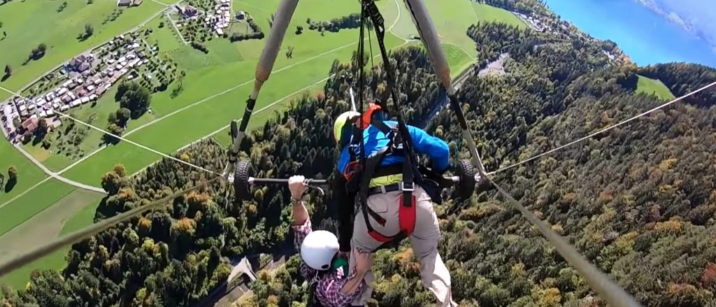hang-glider not attached!