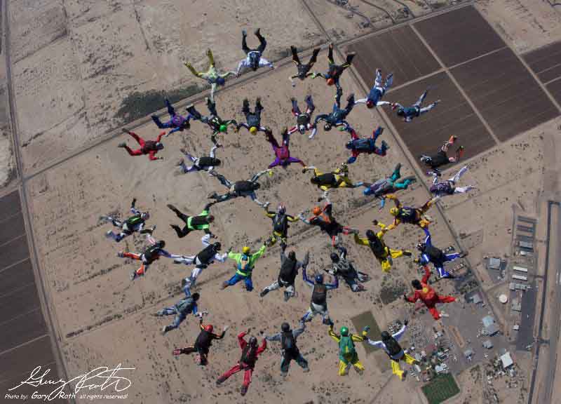 Practice jump, daytime