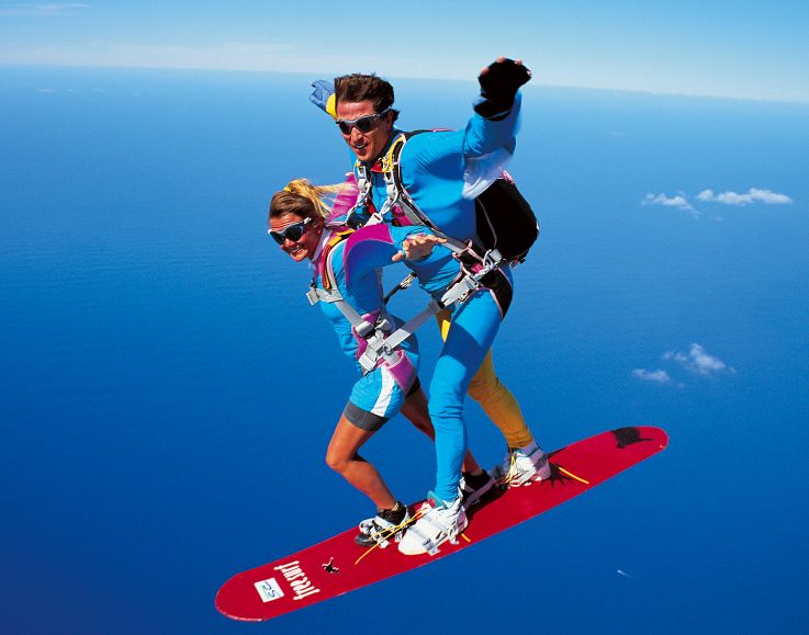 Wendy Smith & Patrick de Gayardon, skysurfing together – this has never been repeated