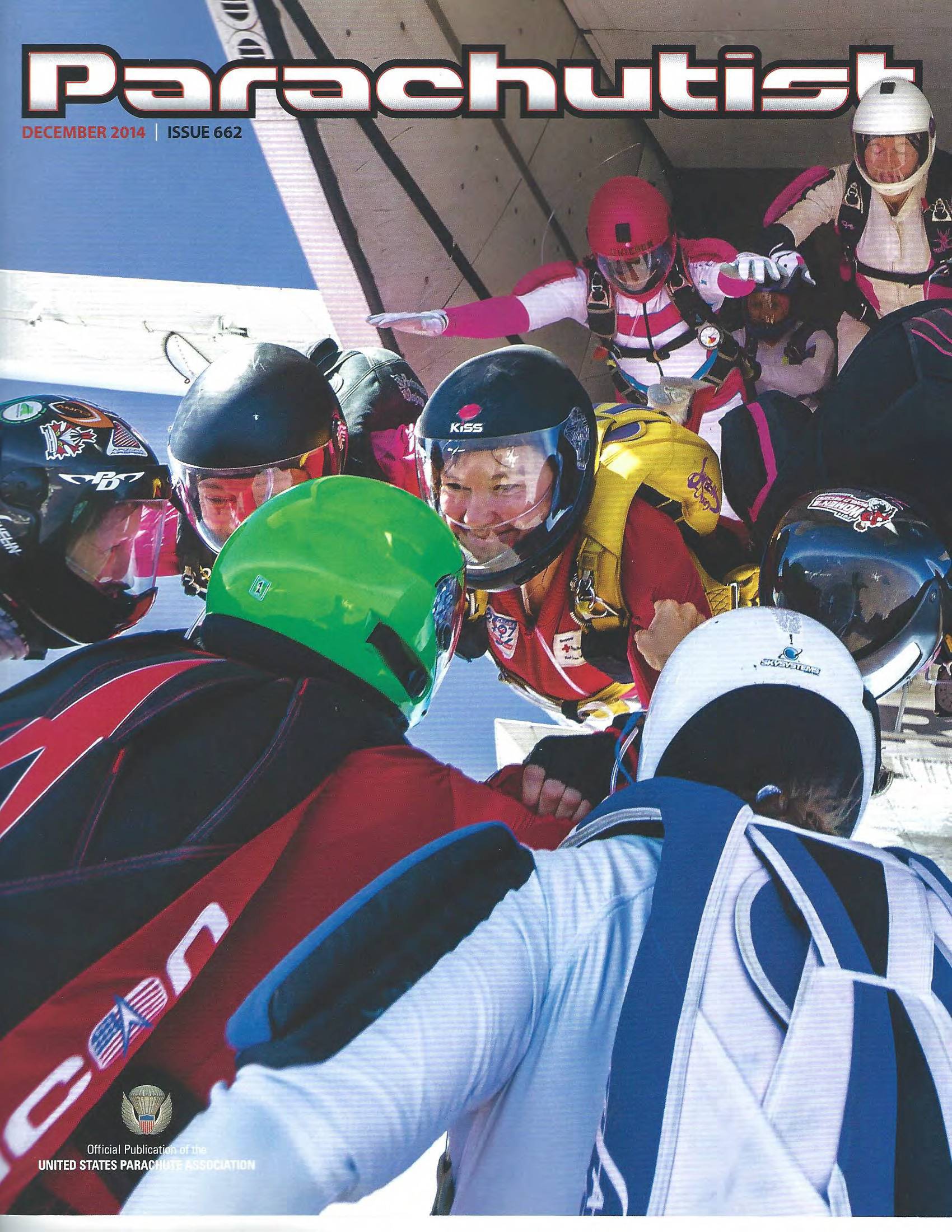Parachutist cover, Women's World Record 2014