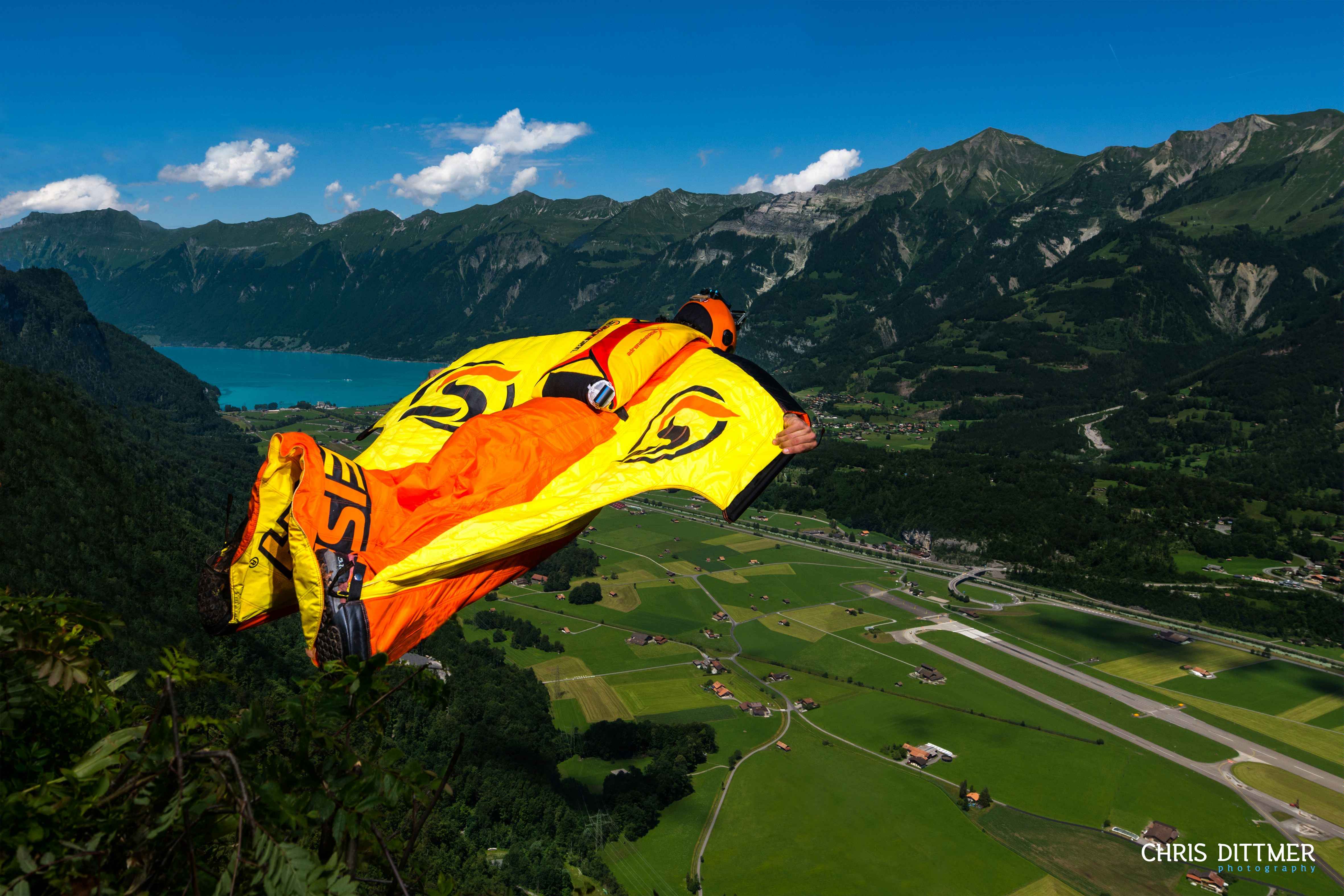 Douggs makes a (safe-ish) wingsuit base jump