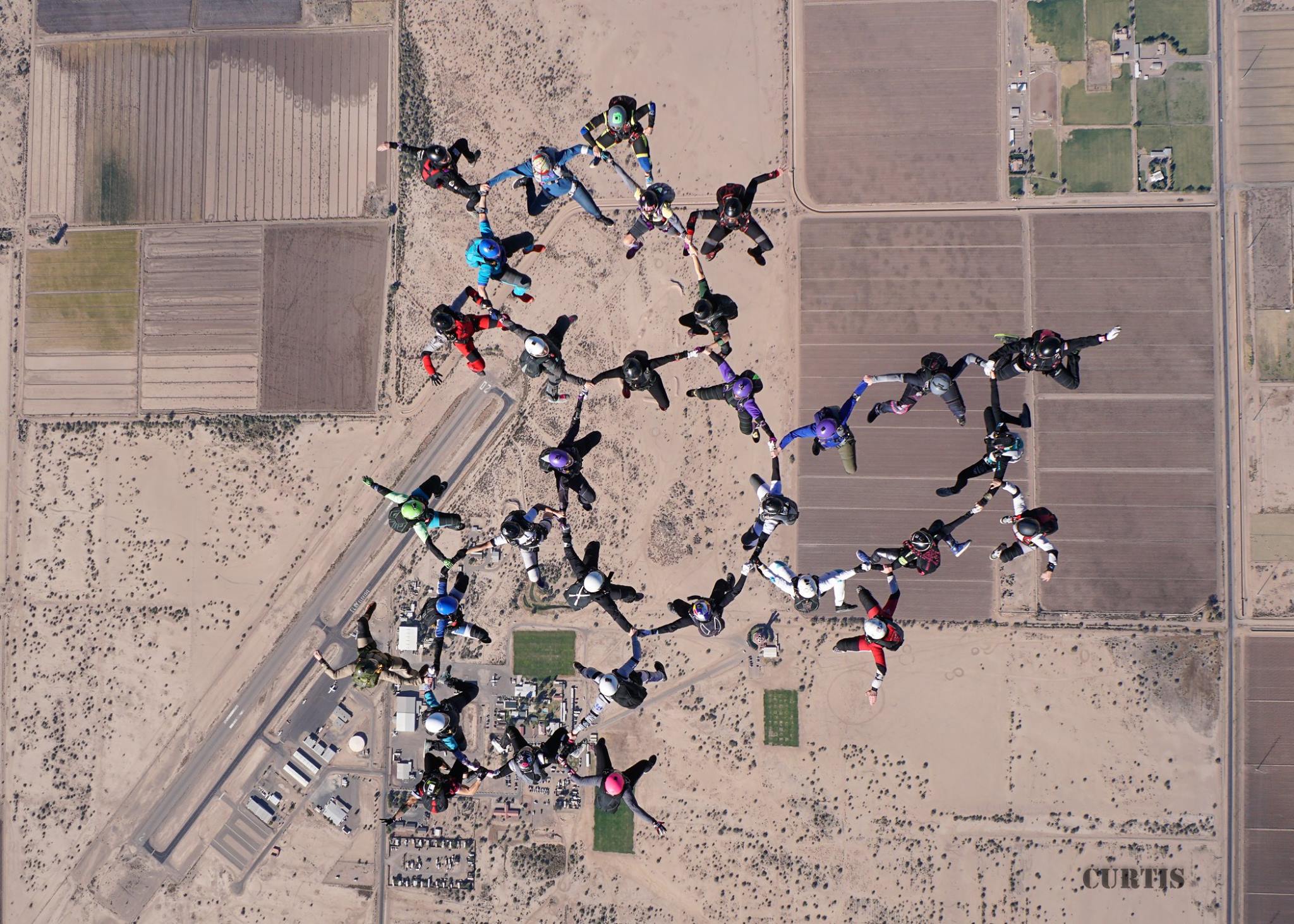 32-way Upright Ladies World Record