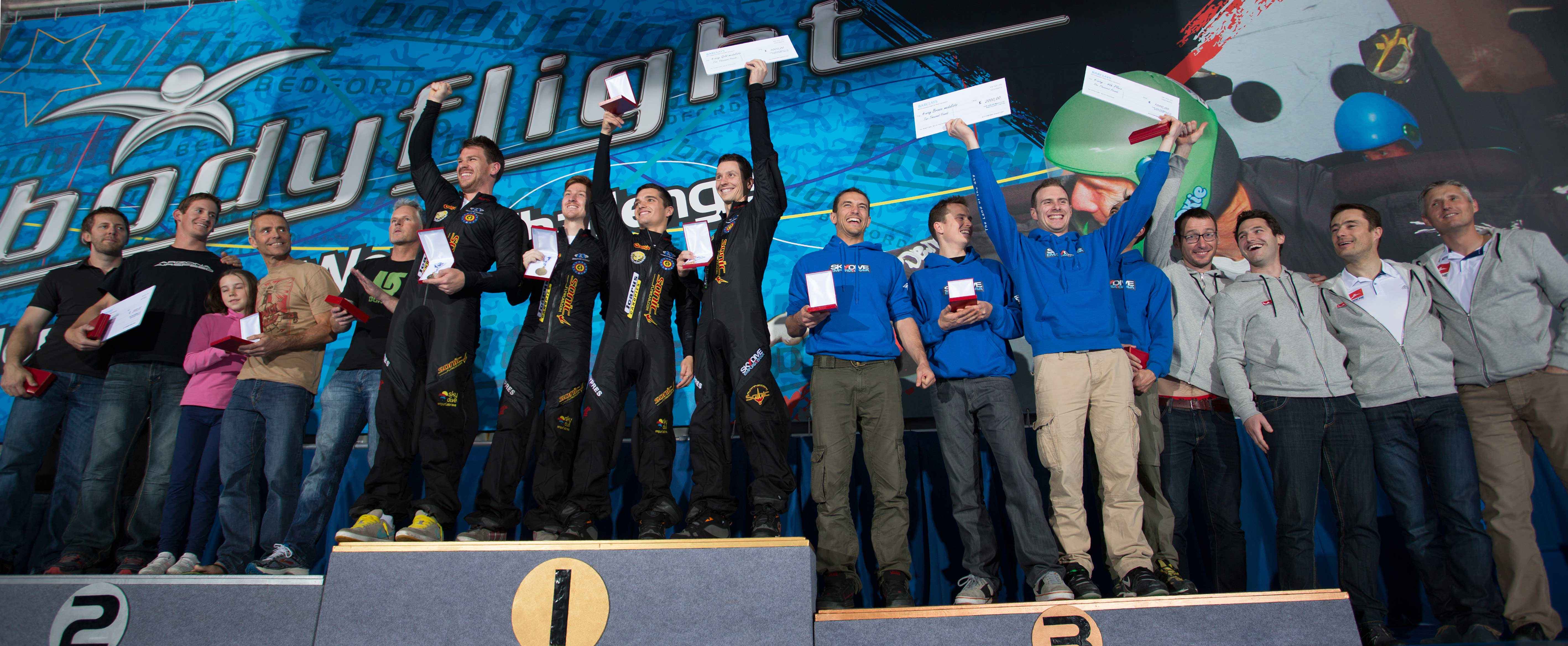 AAA podium: XL (2), Hayabusa (1), Volt'R (3), Gavroches (4)