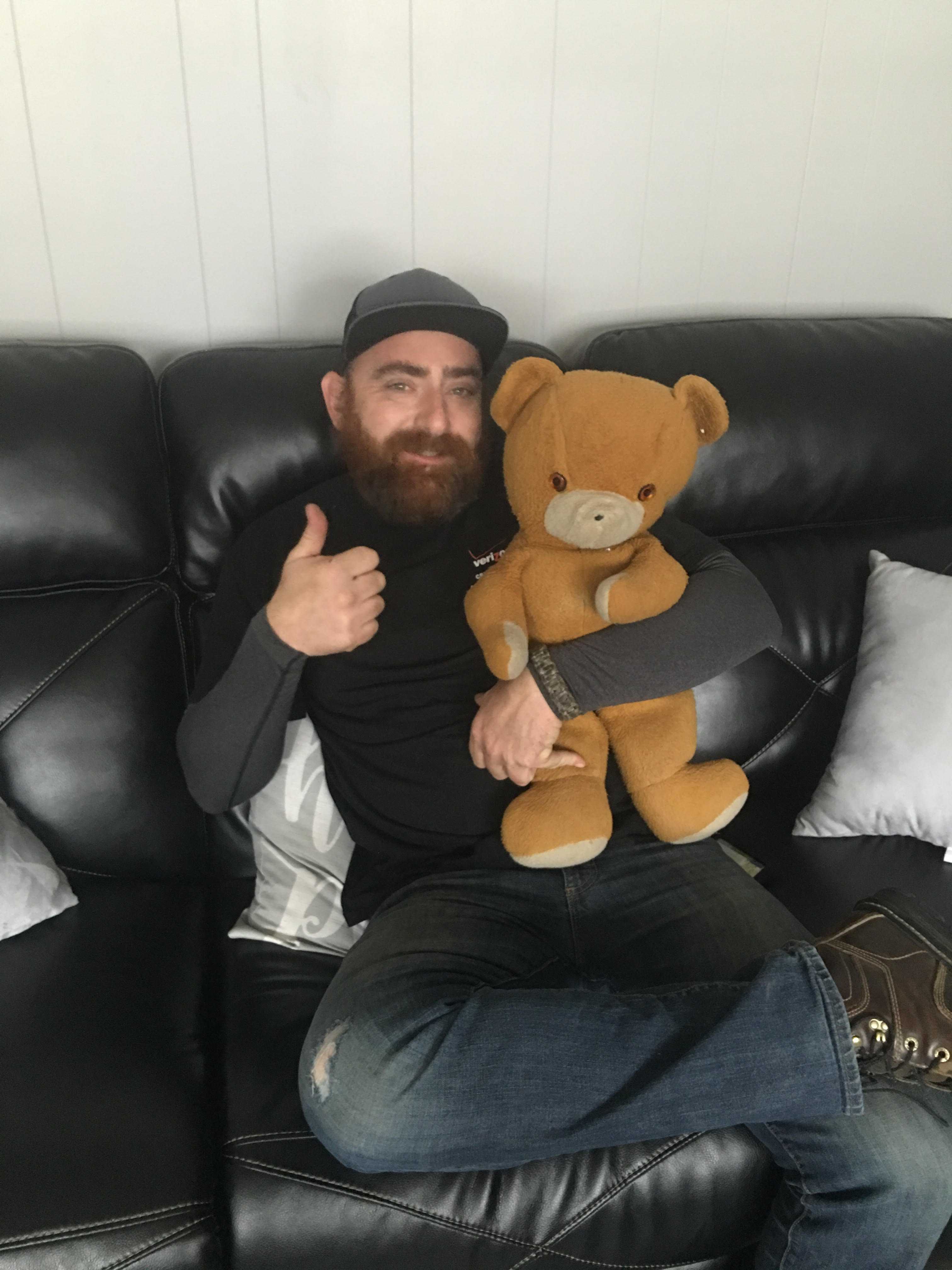 One thing Brian should throw out but never will – the Bear!