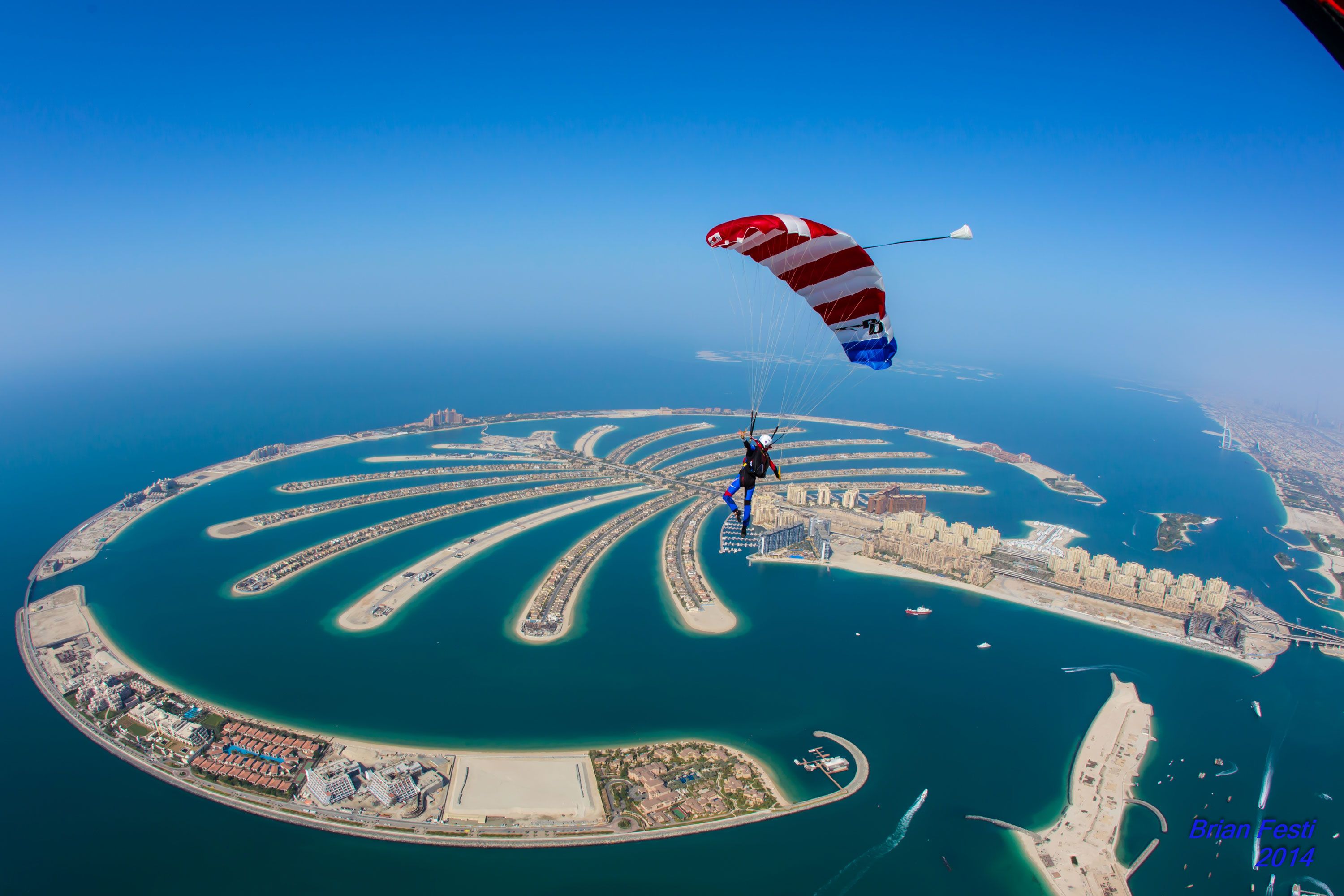 Bronze medallist Amanda Festi of Animare flying over the Palm