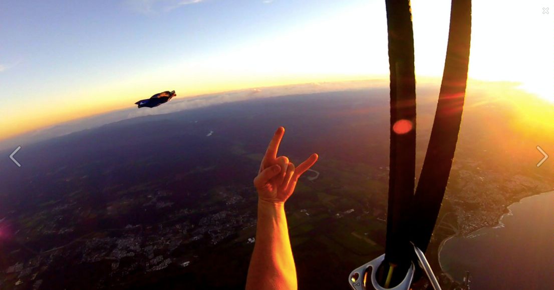 fly by canopy wingsuit Scott Callantine
