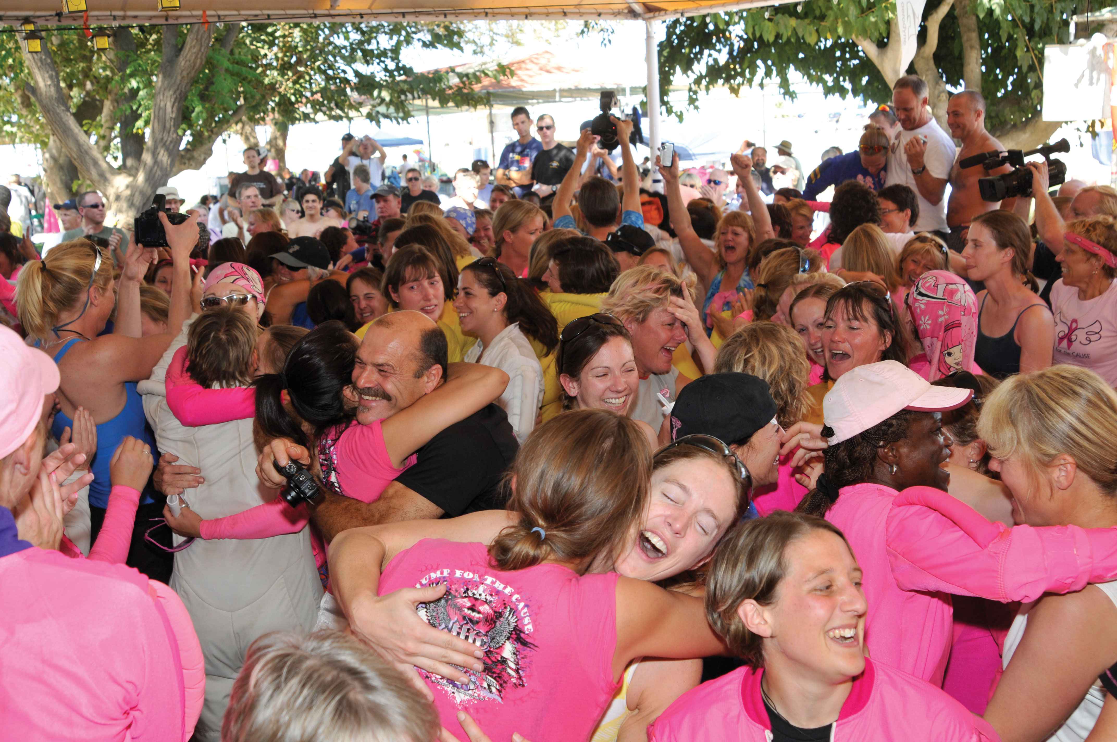 Ecstatic at the successful World Record, 2009