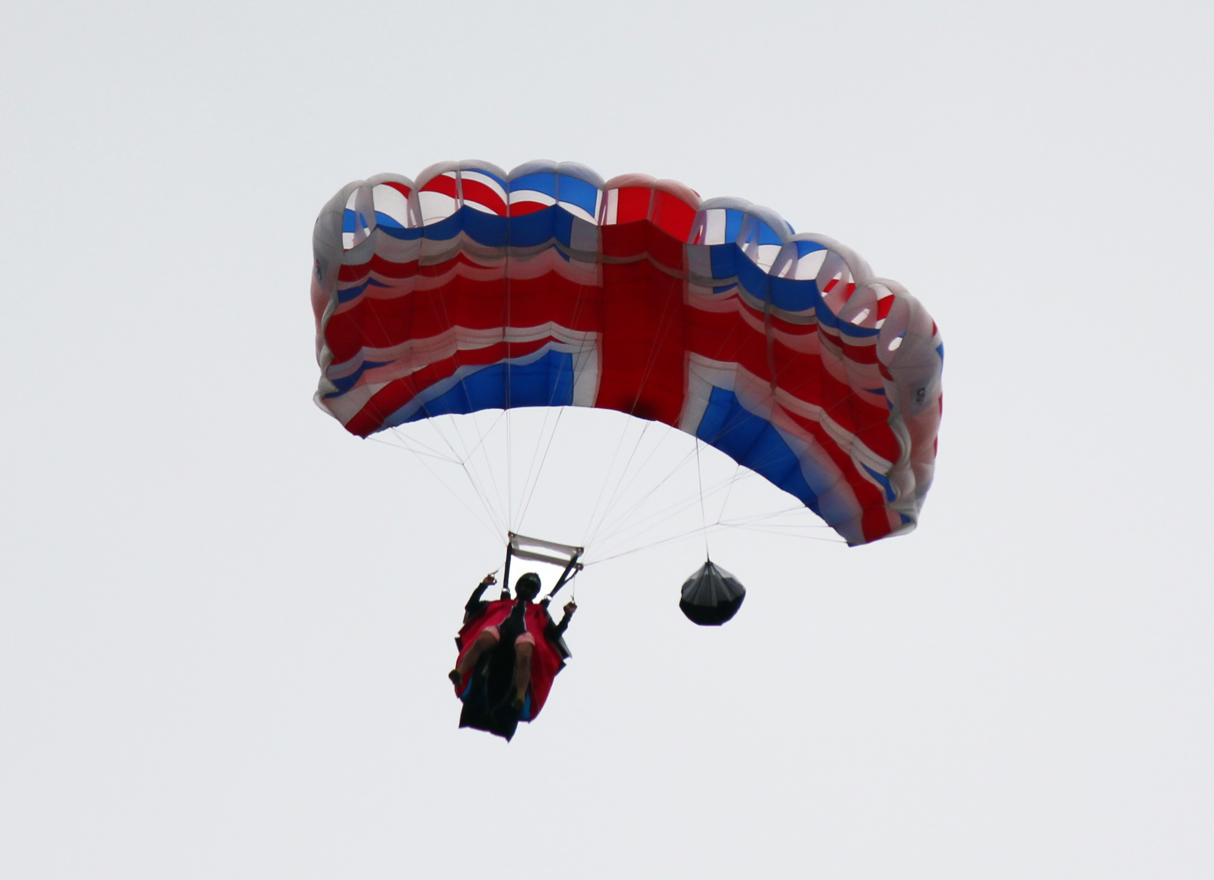 Gary Connery jumping into the opening ceremony