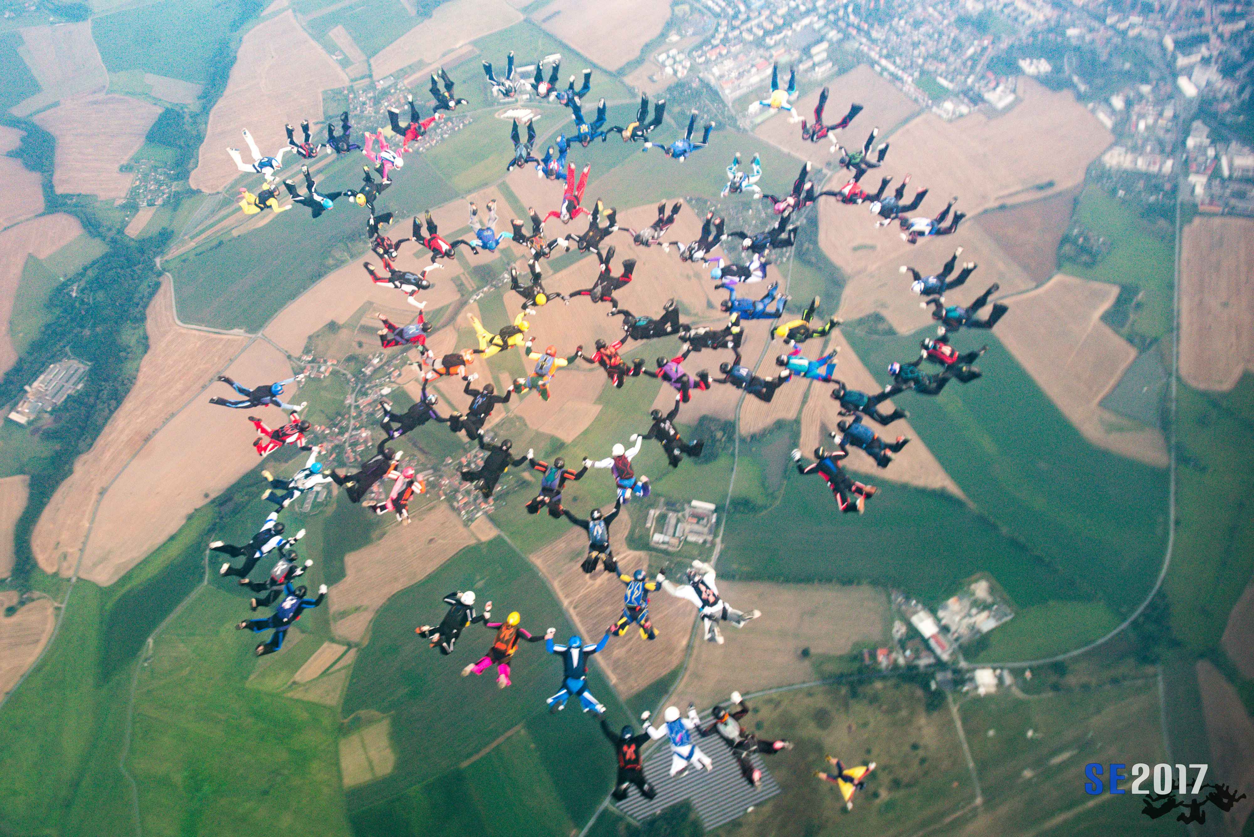 Finnish National Record, 80-way, Skydive Pink Klatovy