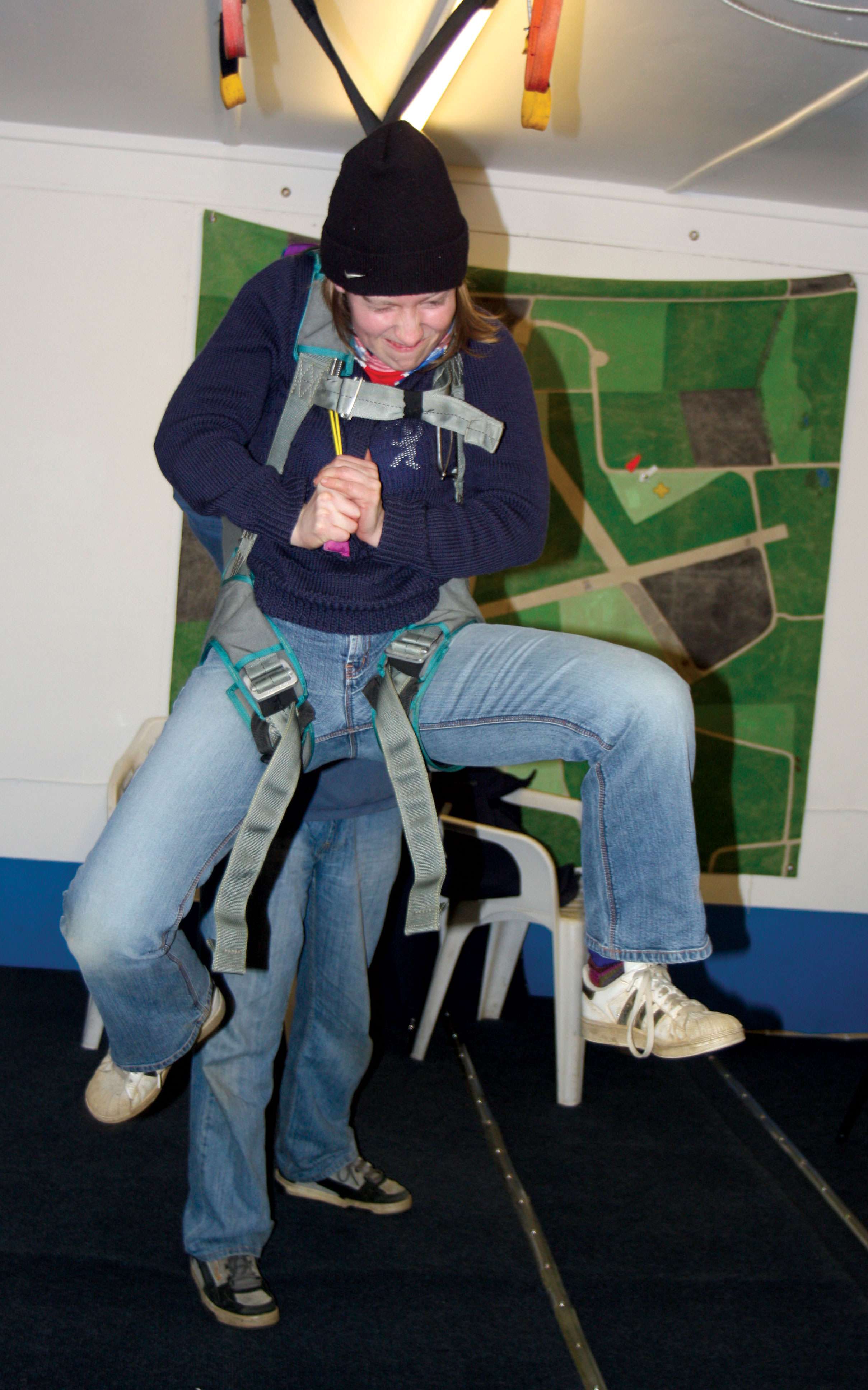 Cutaway practice at Skydive Hibaldstow's Safety Day