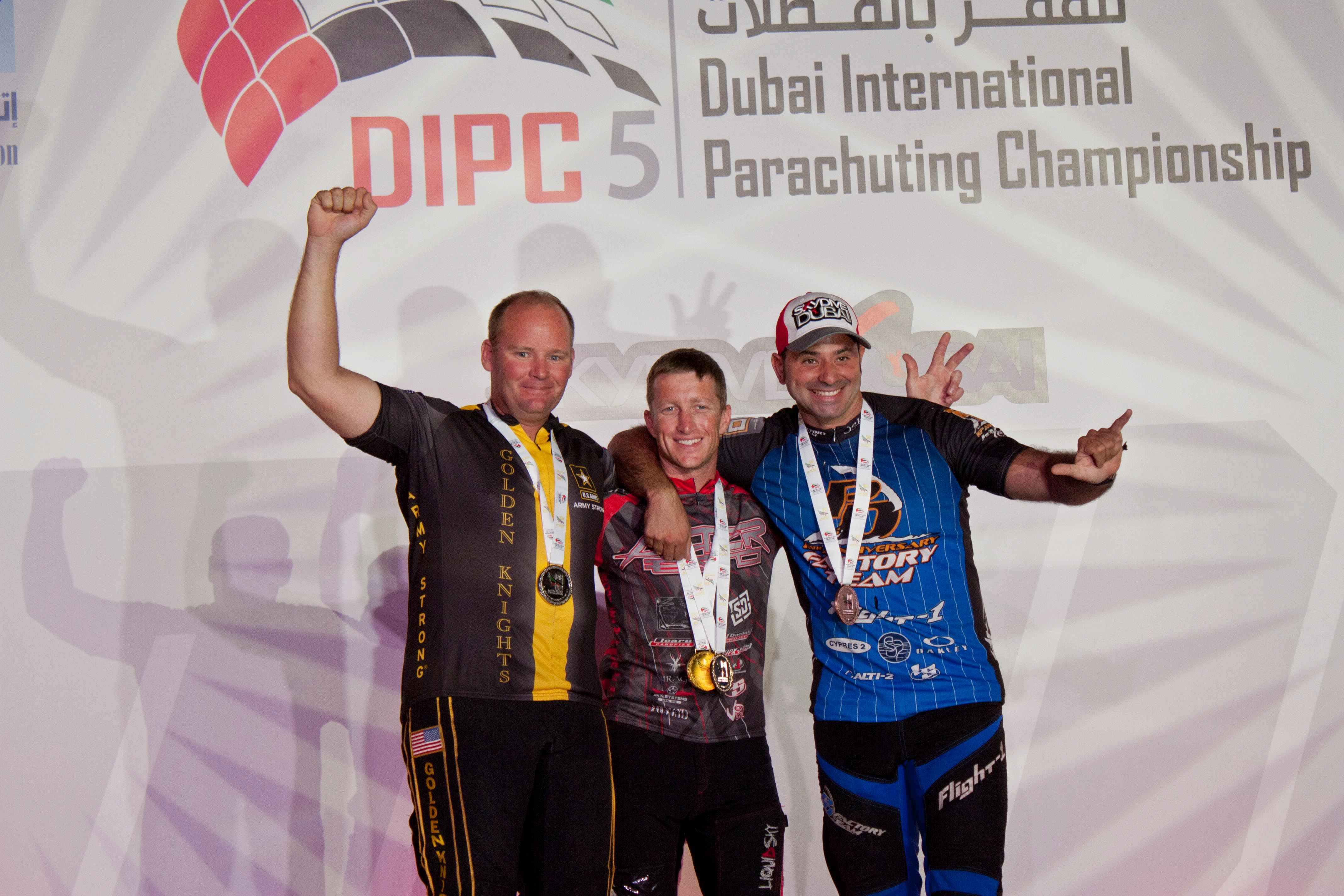 CP Speed podium; Greg Windmiller (USA), Nick Batsch (USA), Pablo Hernandez (ESP)