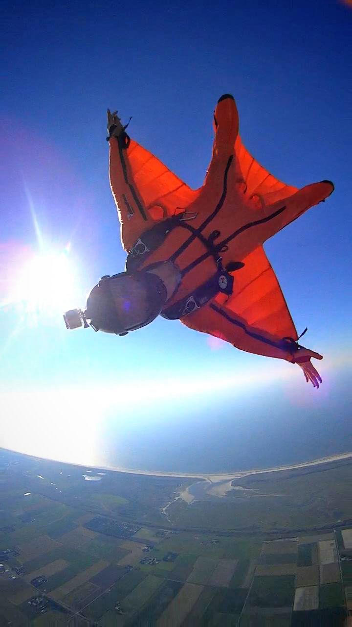 Benoit Syben over the island of Texel (Netherlands)