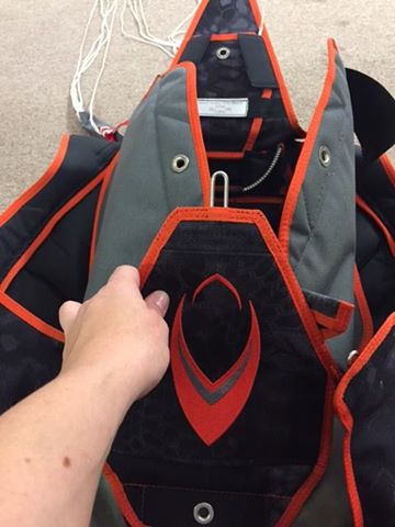 The long loop prevents overlap of the reserve flaps, giving a cleaner profile