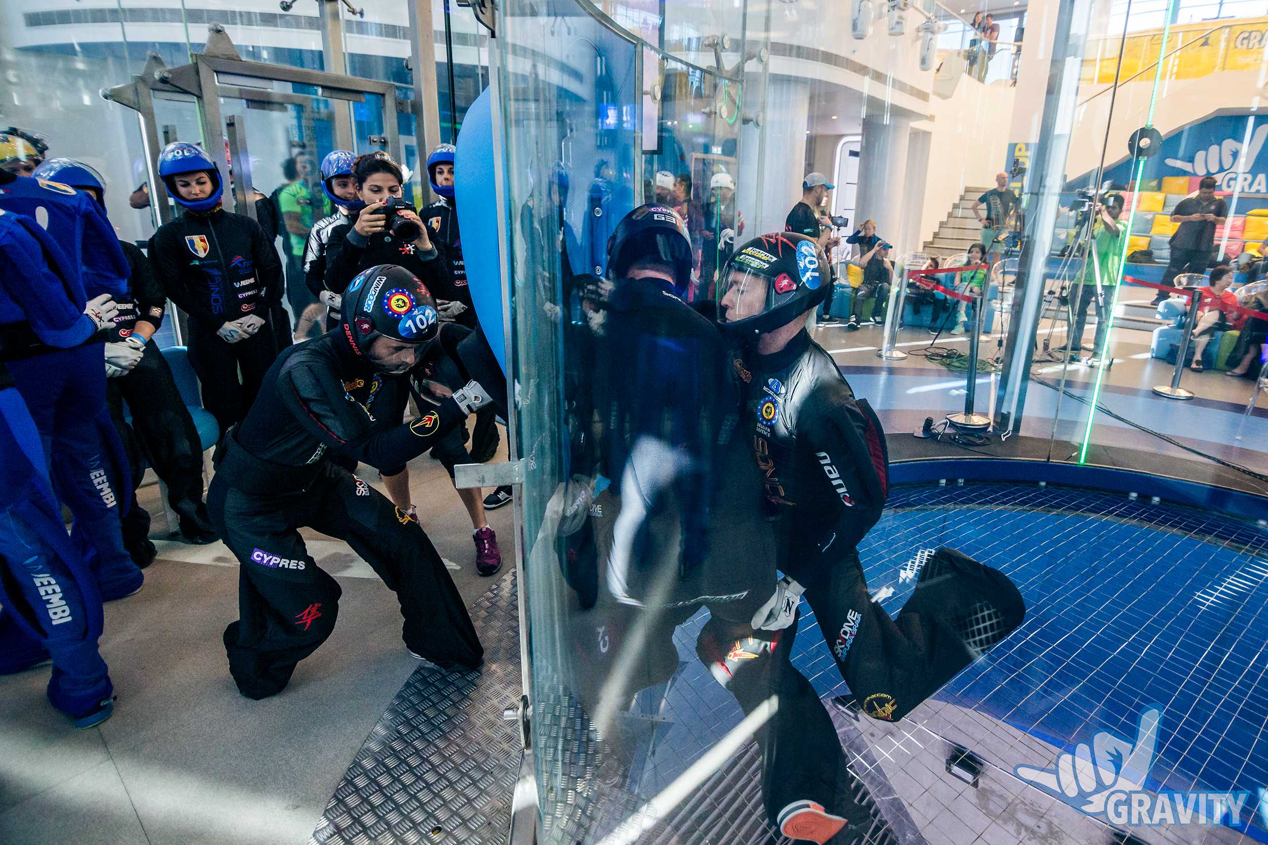 HayaBusa at Flight Fighters competition, Gravity, home of the 3rd World Cup of Indoor skydiving 2018