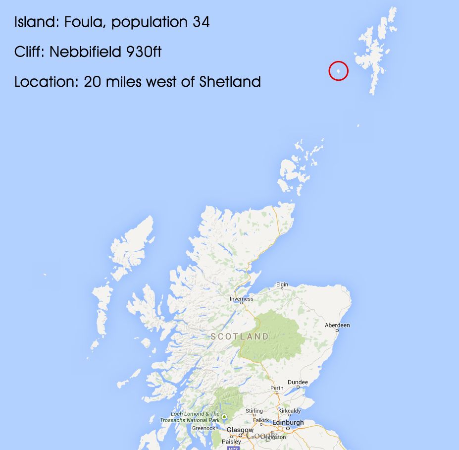 Foula location