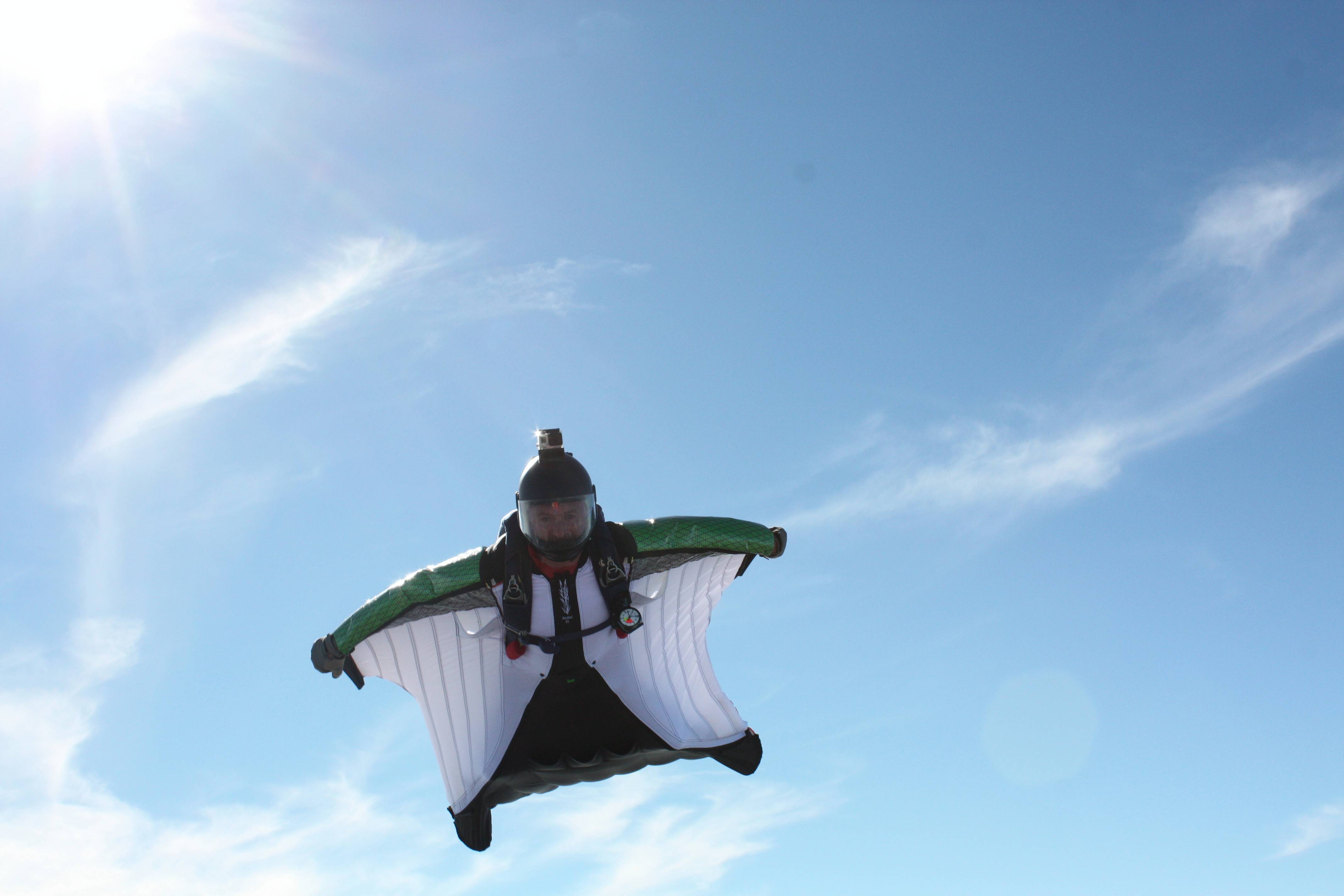 Diving to build up speed before entering the competition window