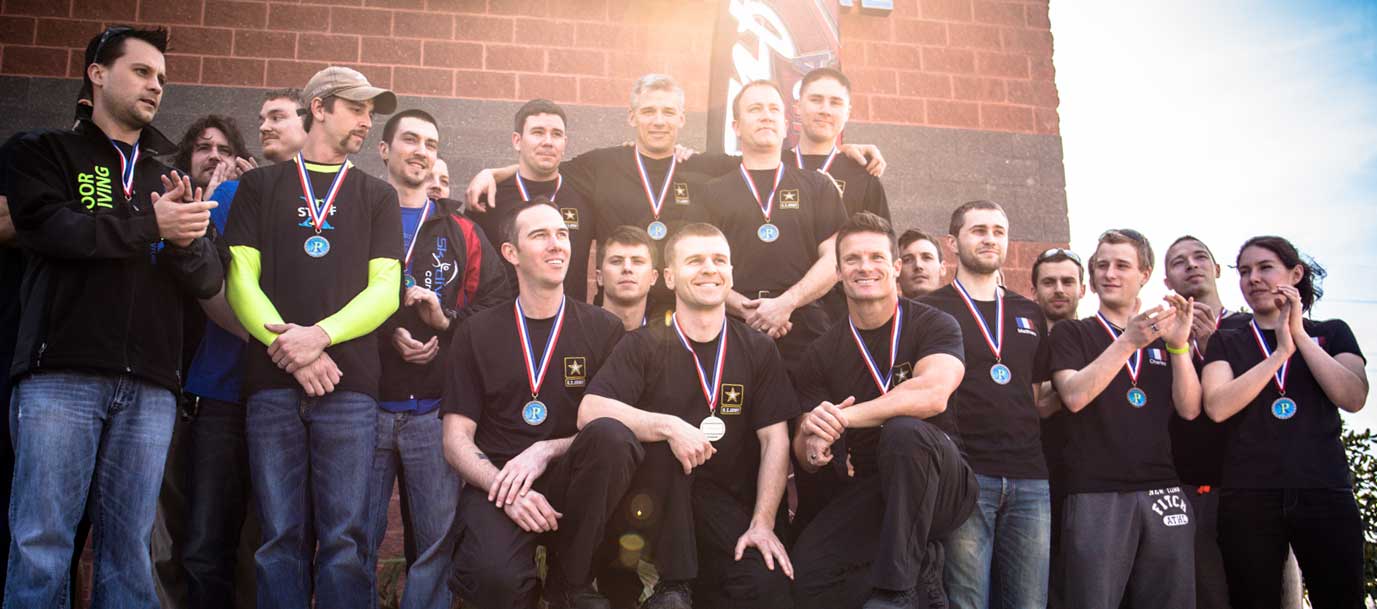 8-way podium