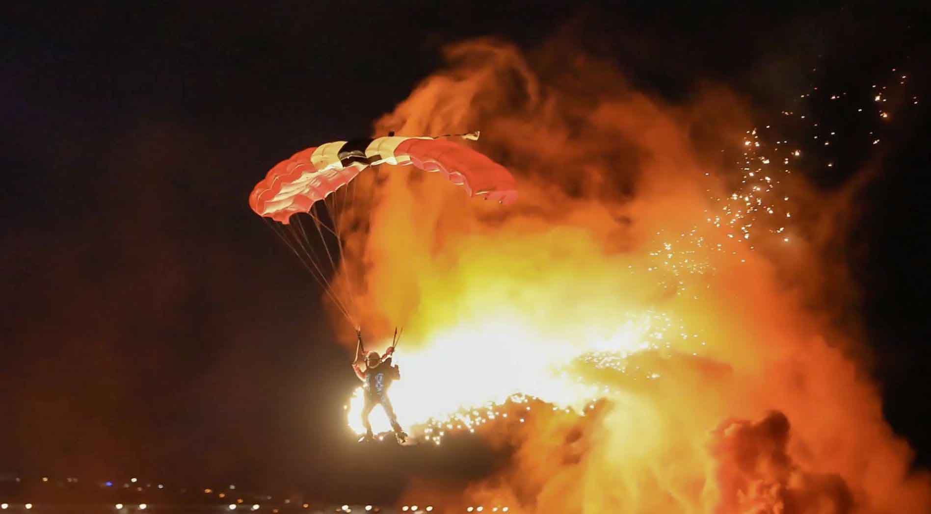 Red Devils night display