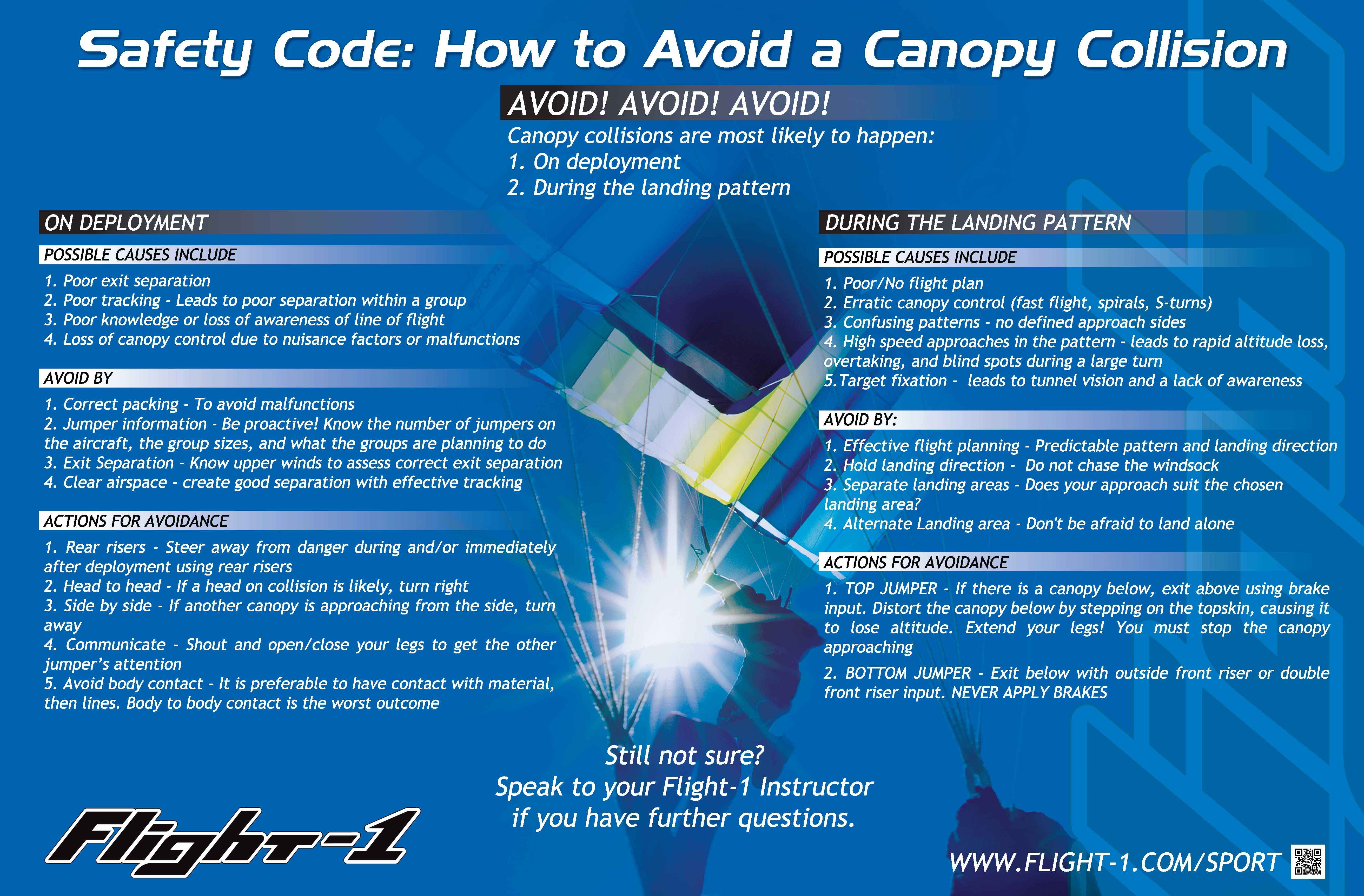 Flight-1 Safety poster