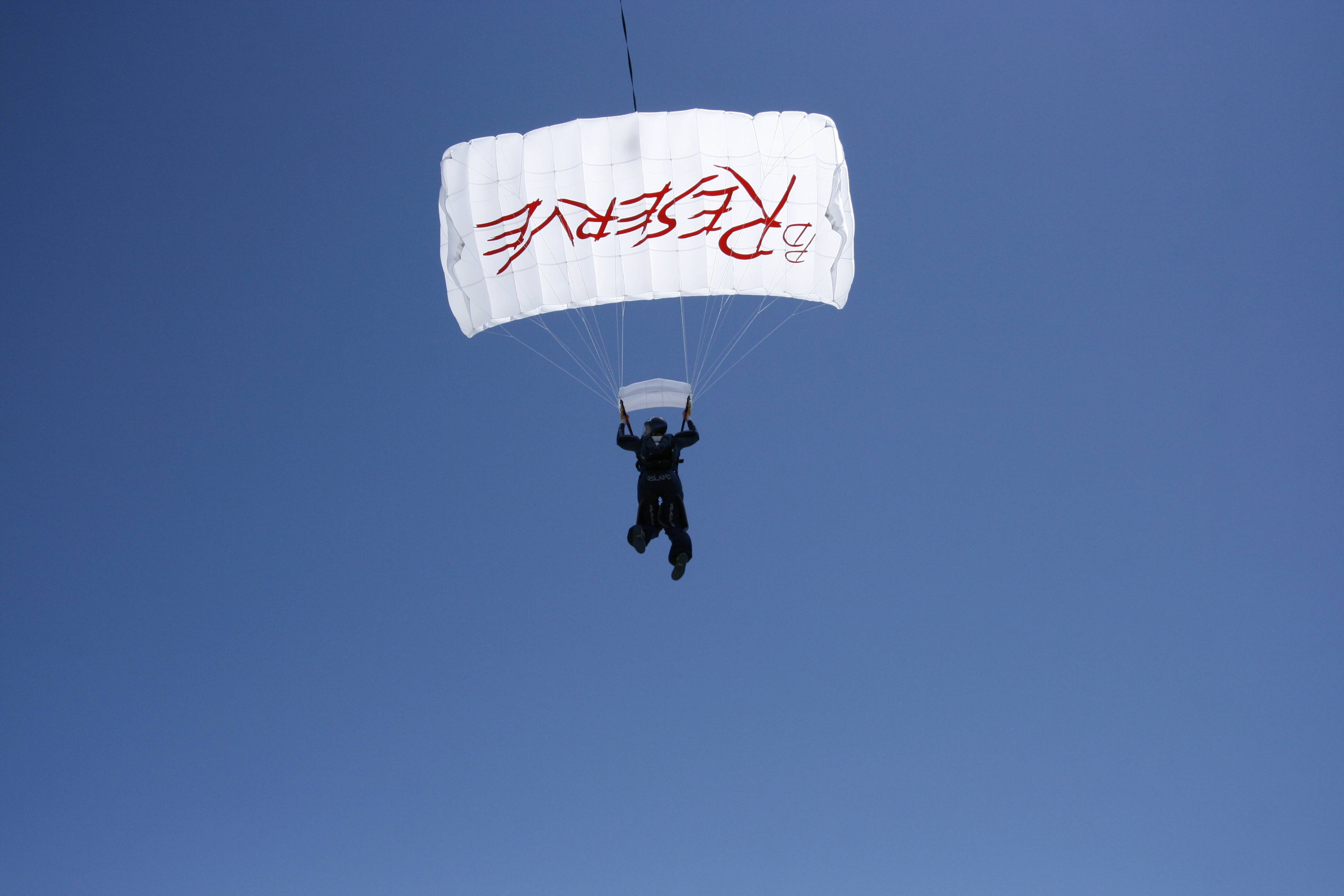 PD Reserve canopy flown as a main