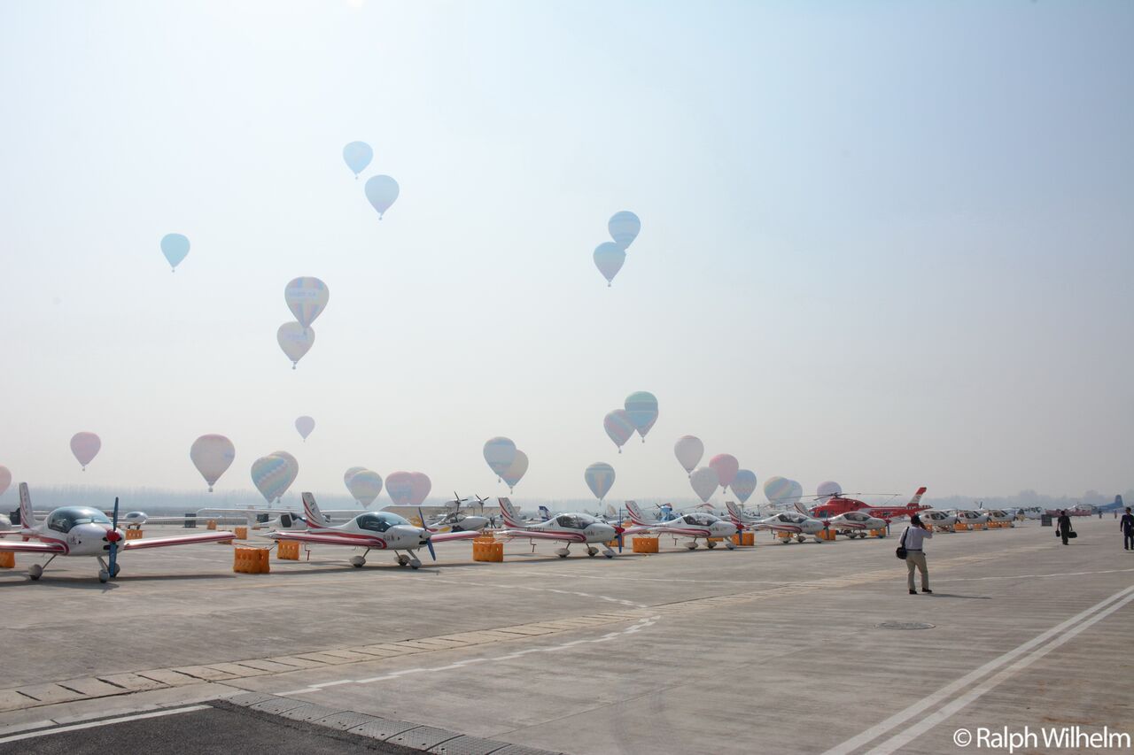 Every day  there were mass balloon take-offs