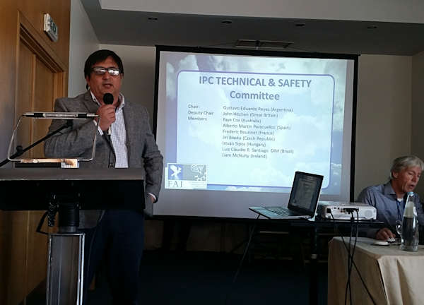 Gustavo Eduardo Reyes, (Delegate ARG), running the Technical & Safety Committee