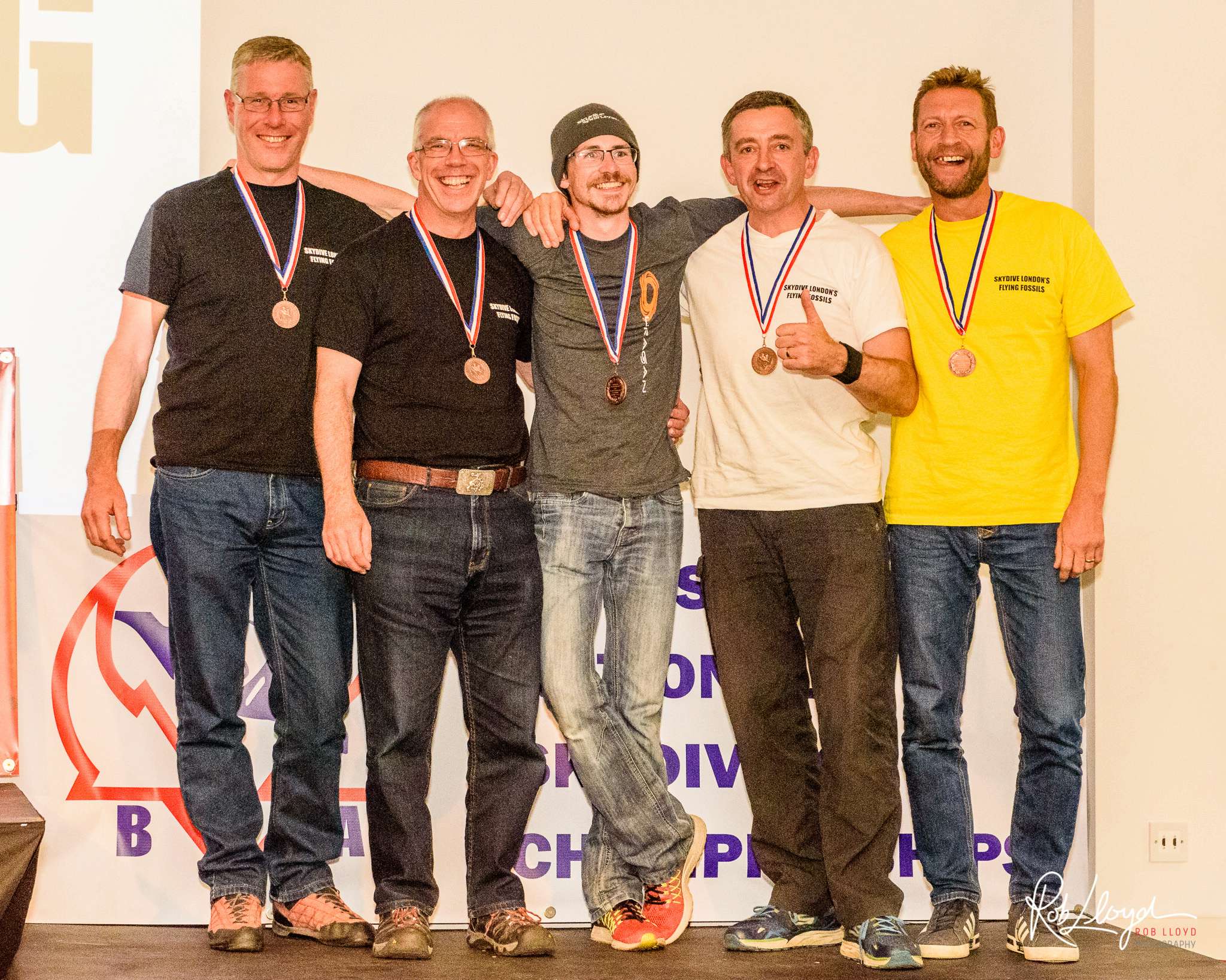 Skydive London's Flying Fossils took Rookie bronze with a strong last round