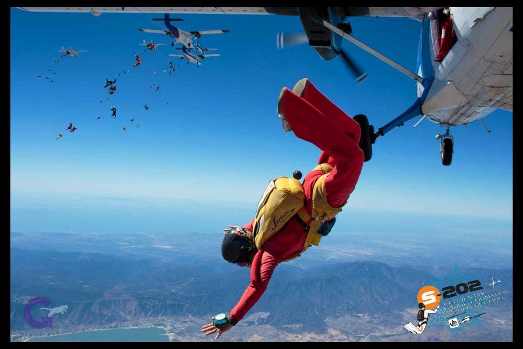 Eiko exiting trail plane