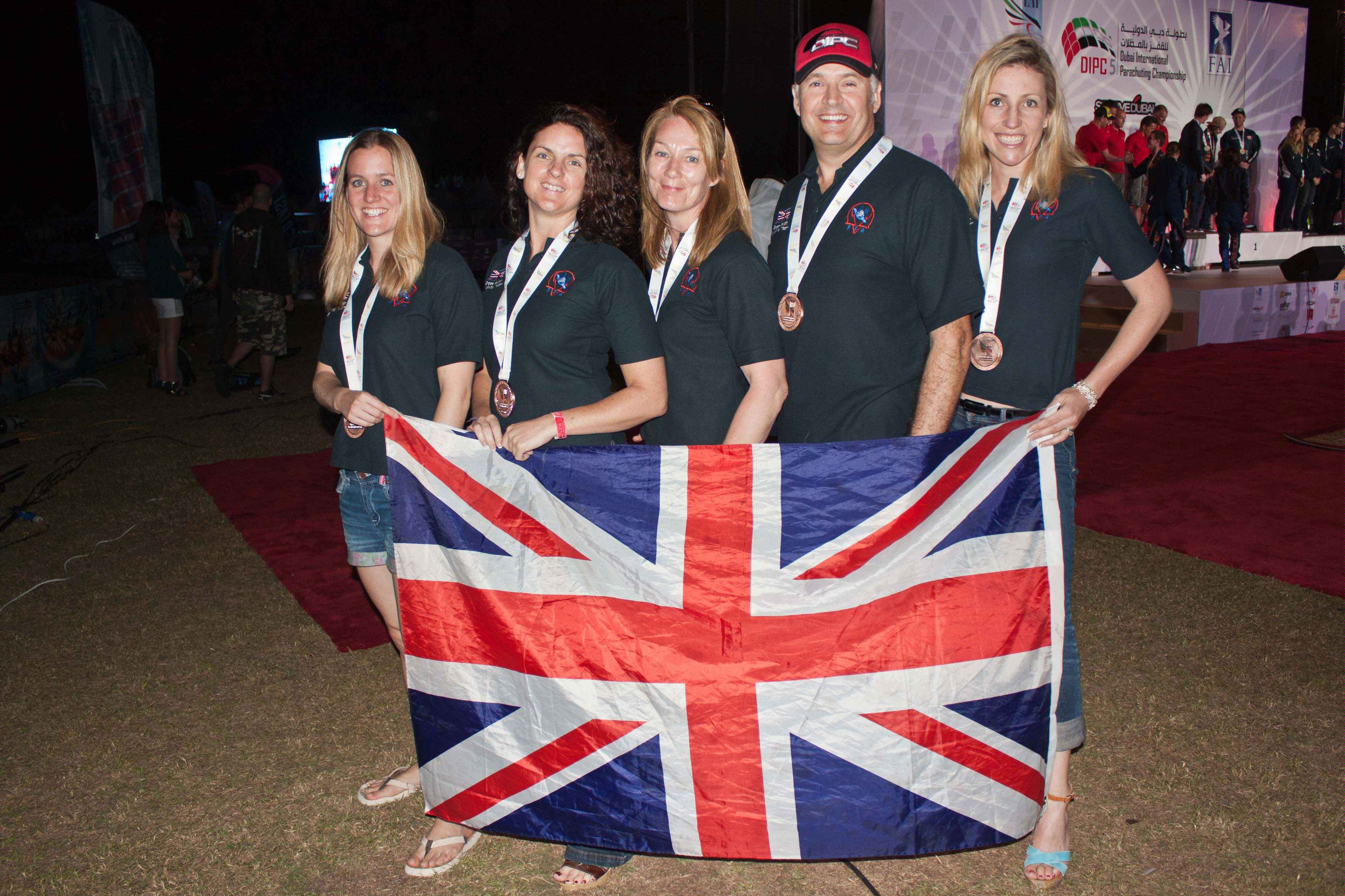 Team XX win bronze in female 4-way