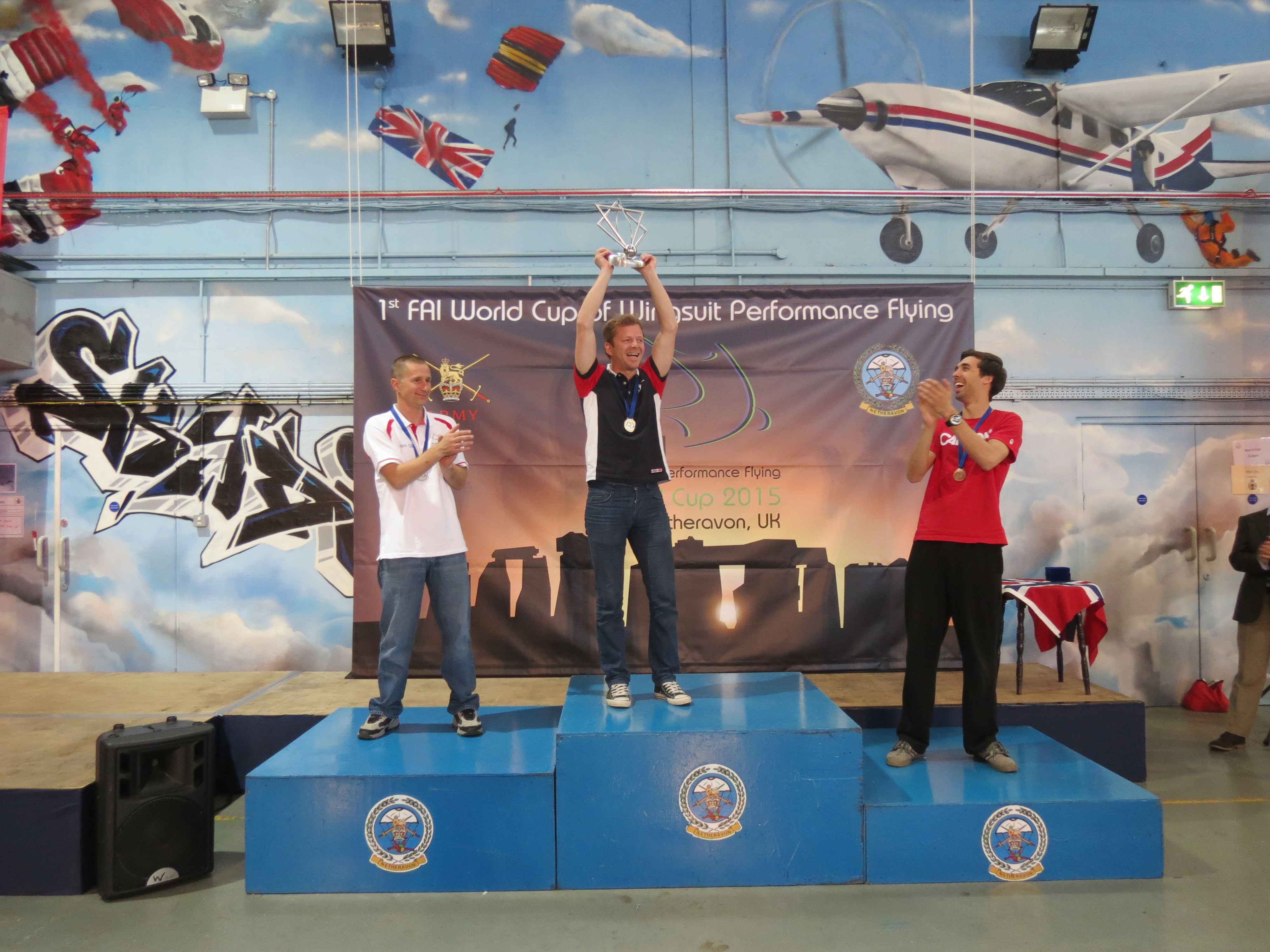 Podium wingsuit world cup
