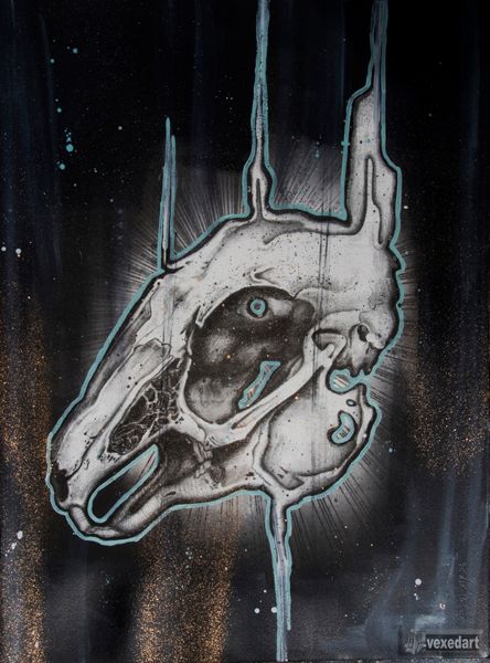 Rabbit Skull, representing the past