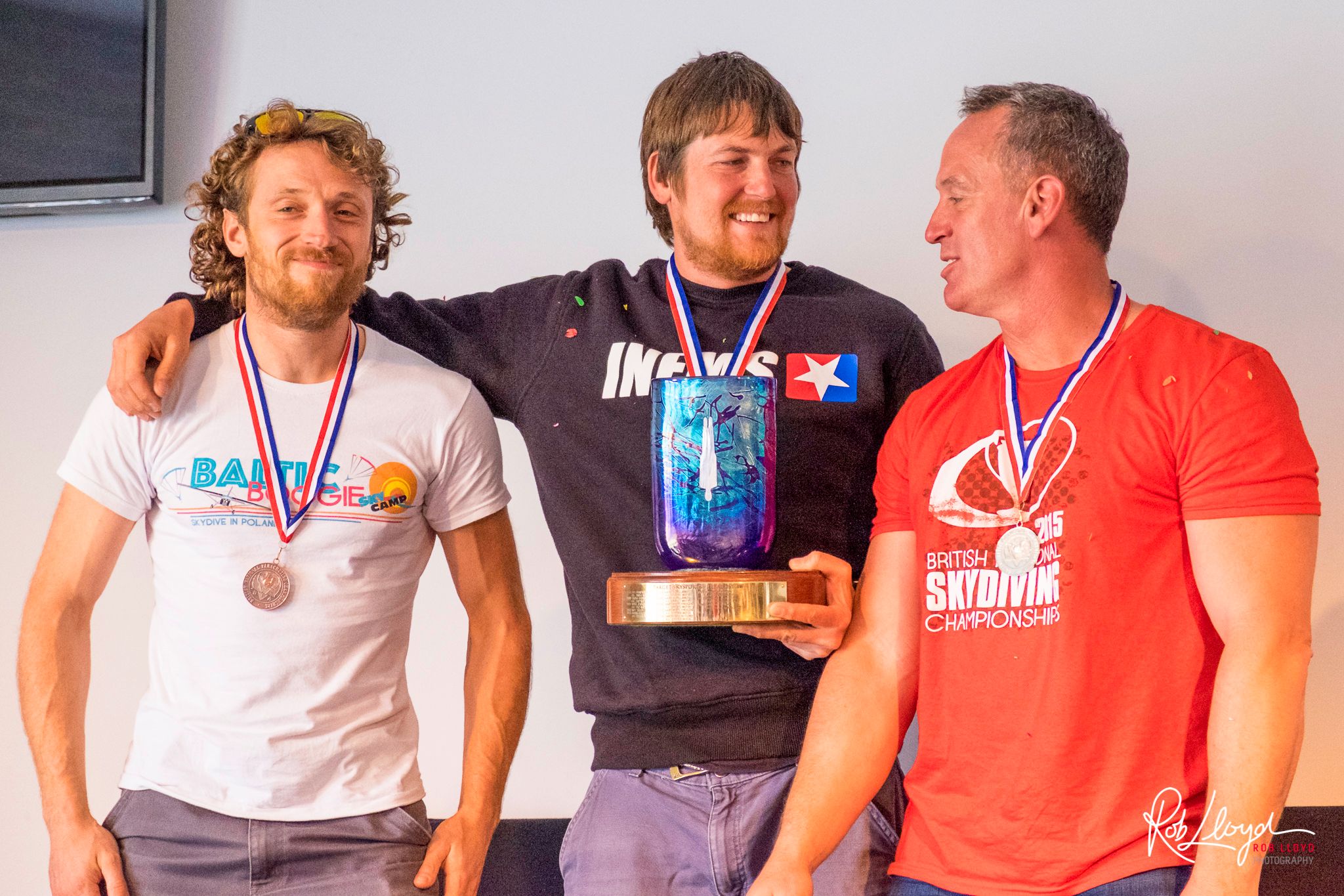 Medalists James Parker (3rd), Mikey Lovemore (1st) & Jason Bird (2nd)