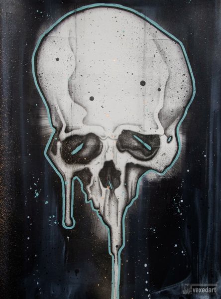 Balloon Skull, representing the future