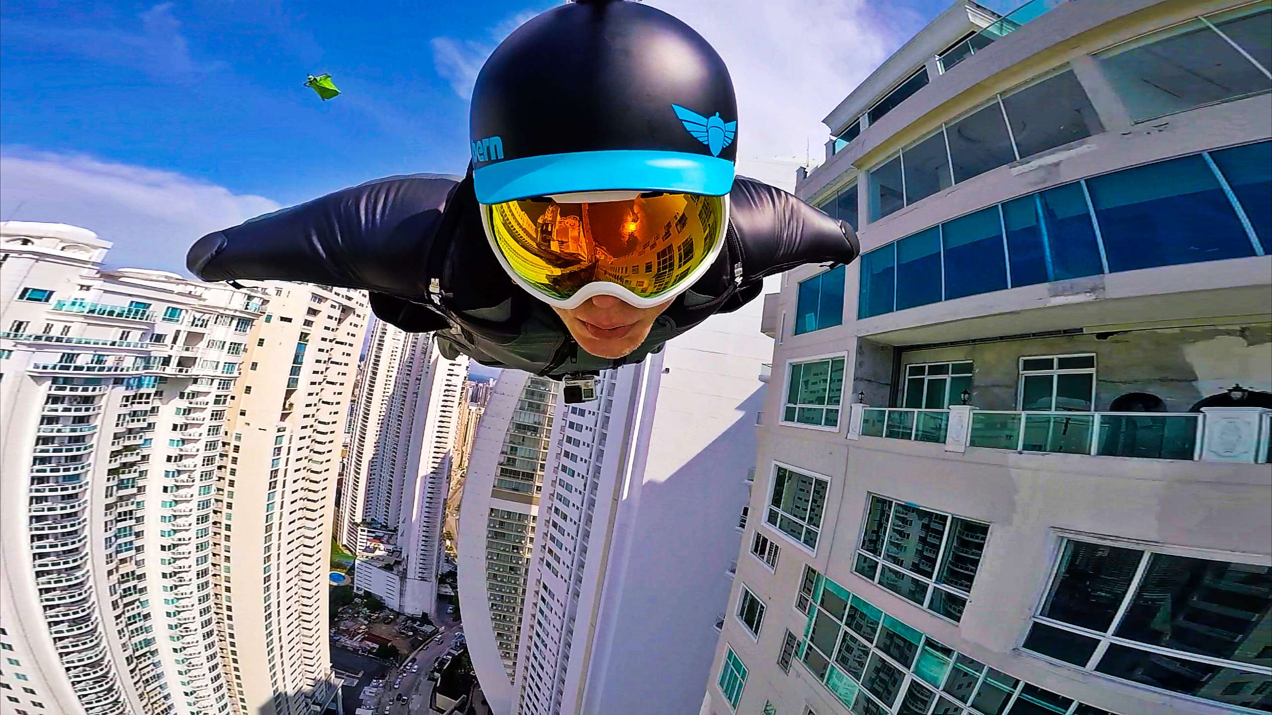 Urban Wingsuit Flight