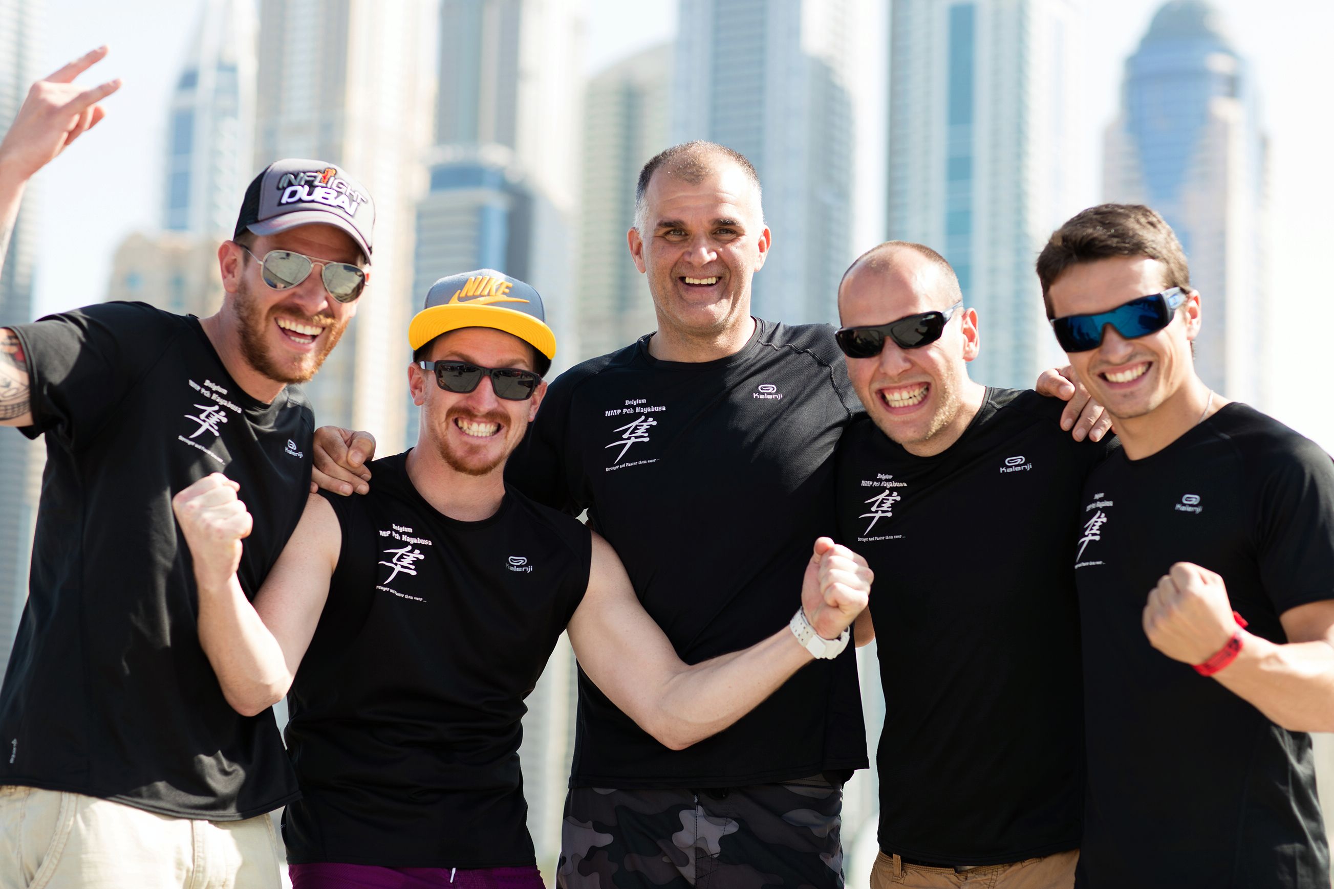 Hayabusa Belgian 4 way FS team at the Word Air Games 2015