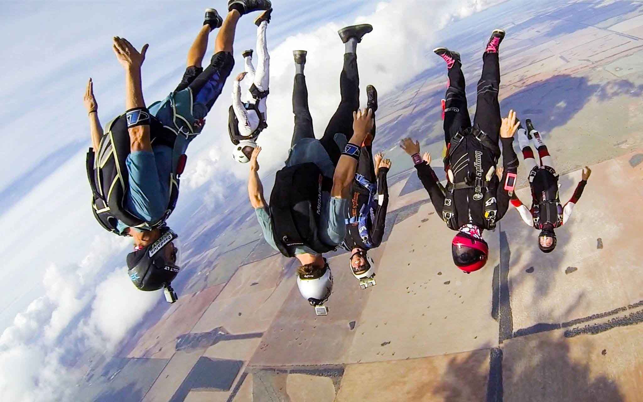 Reed Ramage leading an angle jump