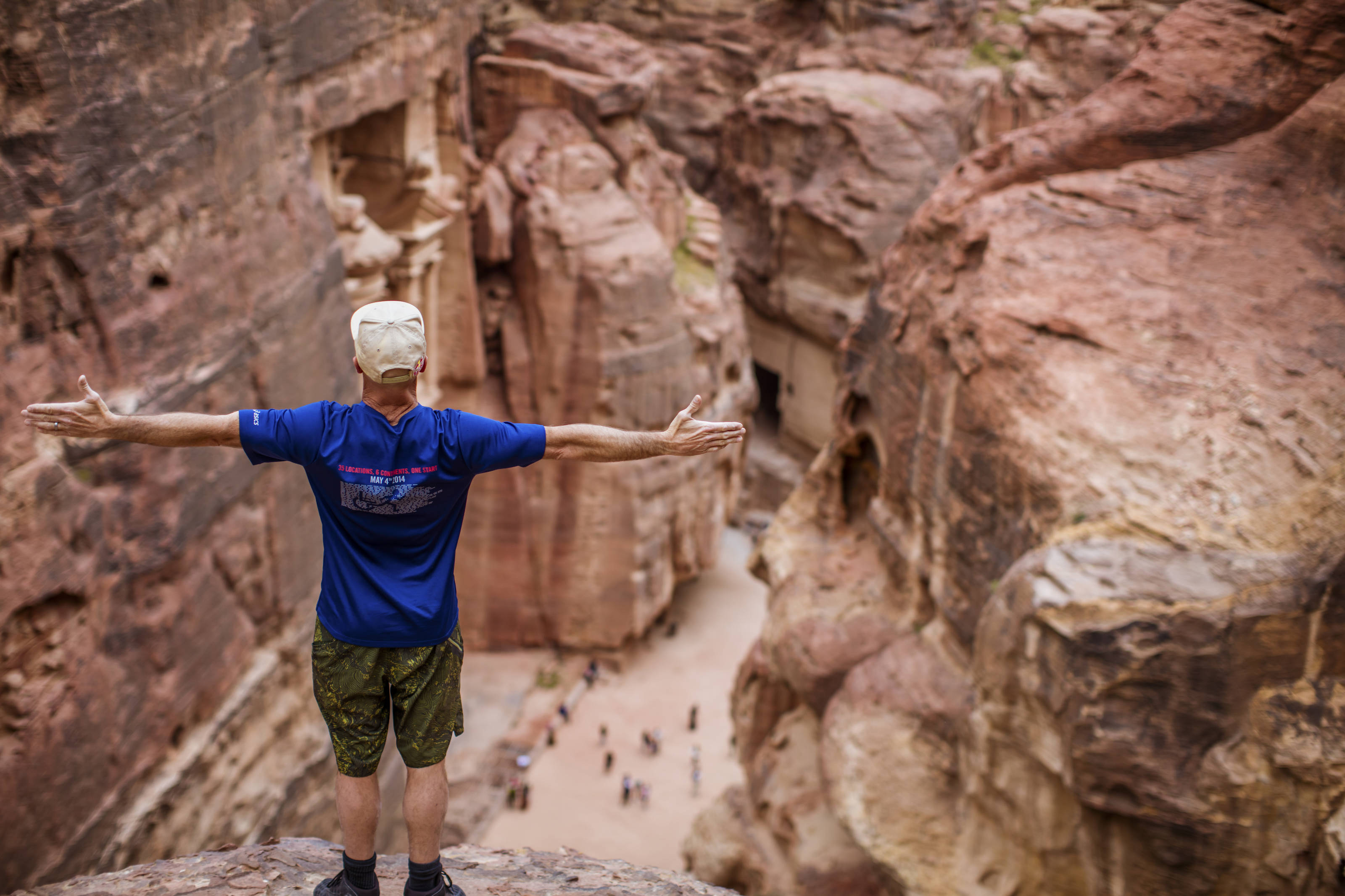 Miles Daisher embracing first BASE at Petra