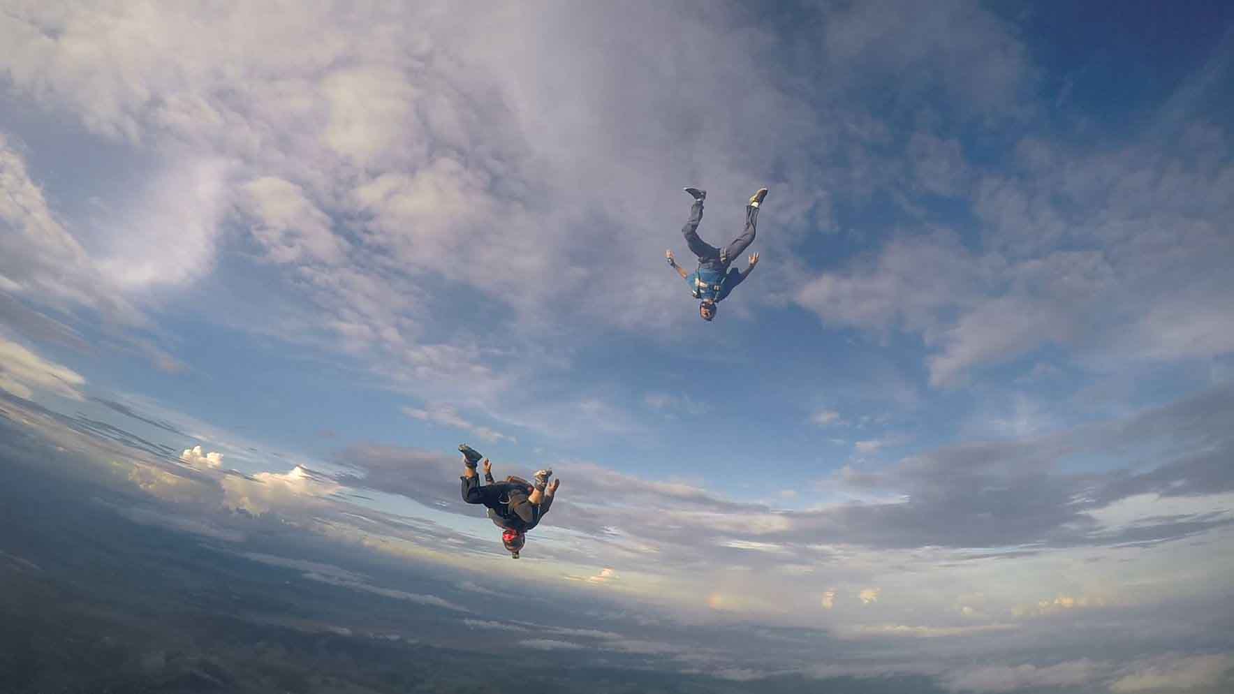 Macca today – getting his angle on with Mick Sat 