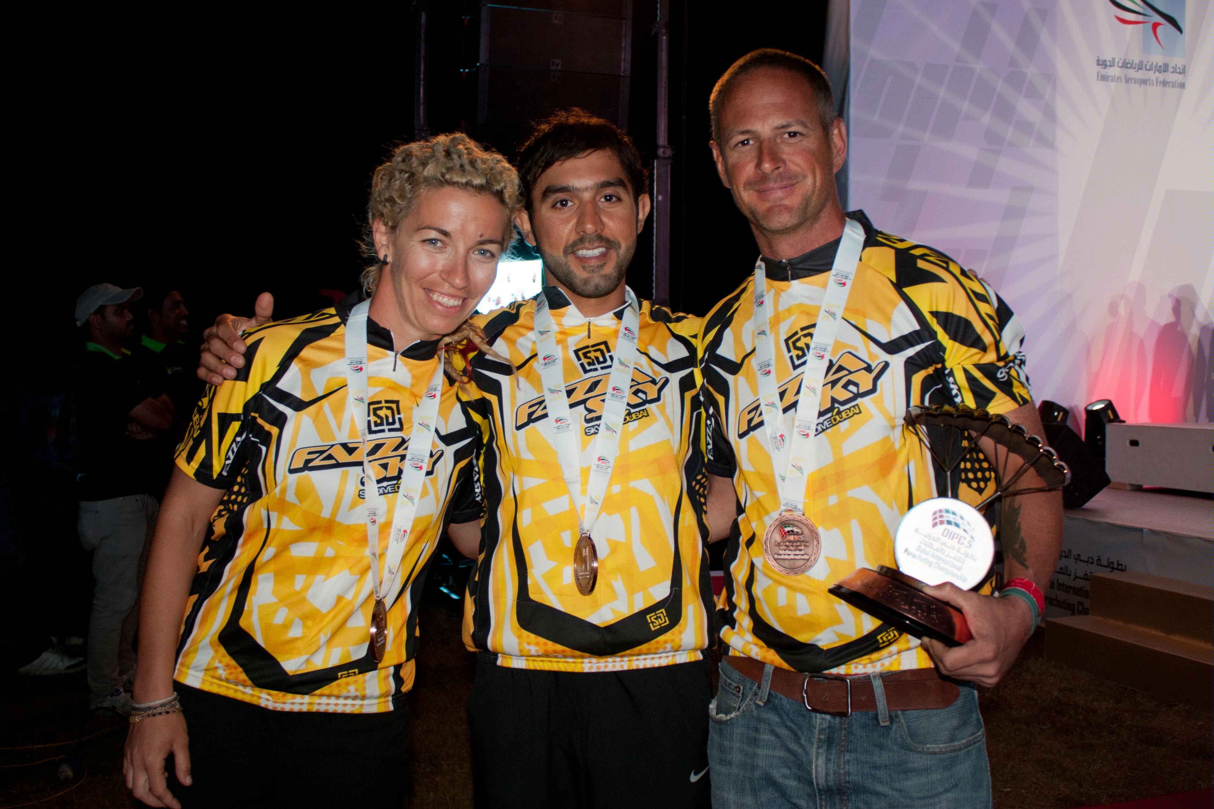 UAE CP Team: Cornelia Mihai, Moe Baker, Patrick Kaye