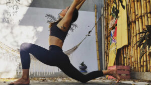 alethia lunge yoga pose